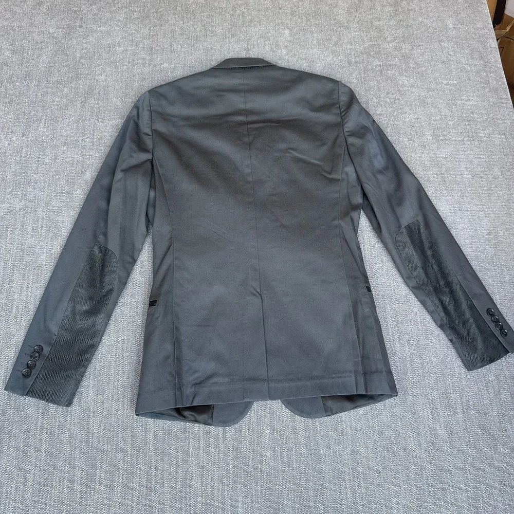 Calvin Klein Blazer Jacket Mens Medium Gray Lined Professional Office Attire